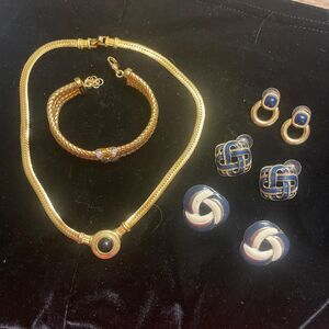 80s gold jewelry lot